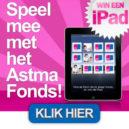 Gratis iPad bij Astma Fonds game