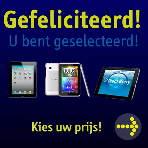 Win een tablet naar keuze