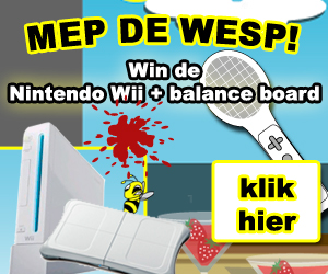 Mep de wesp en win een Wii!