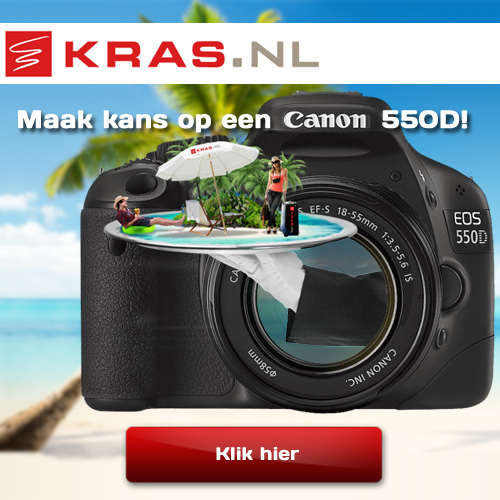 Maak kans op een Canon EOS 550D