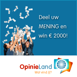 Win 2000 euro bij Opinieland
