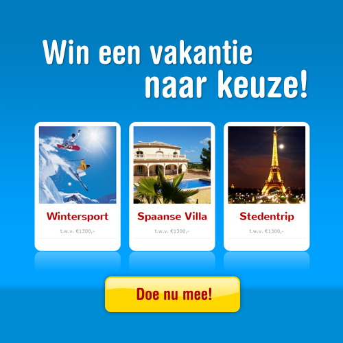 Win een reis naar keuze