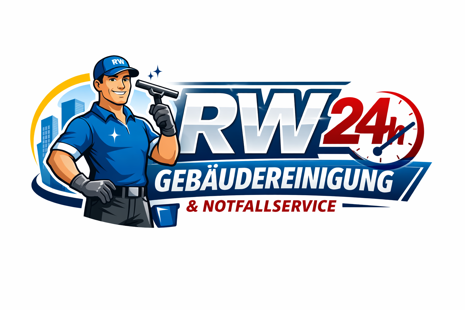 Kundenlogo von RW 24h Gebäudereinigung & Notfallservice