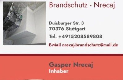 Kundenlogo von Nrecaj Brandschutz Trockenbau